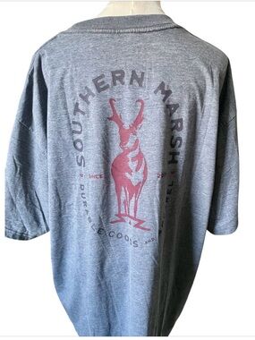 Southern Marsh Antelope Badge Tee – Gray, size 2XL, NWT